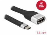 Adaptor USB type C la HDMI (DP Alt Mode) 4K60Hz T-M 14cm, Delock 86933