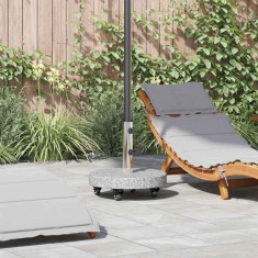 vidaXL Bază pentru umbrelă Gri 45 x 45 x 45 cm Granit