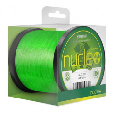 Fir de pescuit/nylon/monofilament pentru crap Delphin NUCLEO 600 m, verde fluo