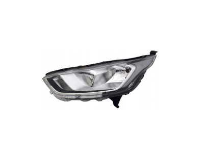 Far FORD TRANSIT/TOURNEO CONNECT, 10.2018-06.2022, partea stanga, TYC, cu daytime running light; H15+H7+PWY24W+W5W; electrical; silver; cu motor; hal foto