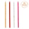 Set Lum&acirc;nări Zi De Naștere, Multicolor, 14 cm, 12 Bucăți, Parafină, Glitter Auriu