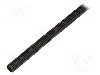 Tub protectie cablu, poliamida 6, diametru interior 9,6mm, neagra, PMA - PCLT-10B