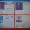HOPCT LOT 4238 -4 CARTI POSTALE-PERSONALITATI -I L CARAGIALE-NICOLAE BALCESCU-AVRAM IANCU-ALEXANDRU IOAN CUZA-CIRCULATE
