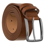 Curea Bărbați, Model Reglabil, Piele Artificială, Culoare Maro, Dimensiuni 120x3.2cm