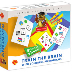 Joc educativ - Train the Brain - With Colourful Pictograms | Alexander Toys