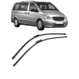 Cumpara ieftin Set stergatoare MERCEDES-BENZ VITO Bus (W639) 2003-2014, pentru parbriz, Valeo Silencio Xtrm