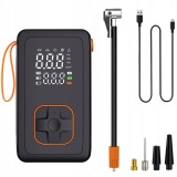 Compresor portabil pentru anvelope auto 12V, 3600 mAh, LED si powerbank