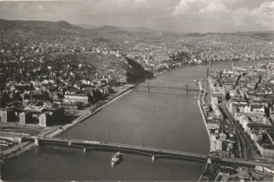 Ungaria, carte poştală, circulată &amp;icirc;n Rom&amp;acirc;nia, 1963 foto