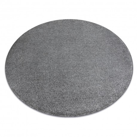 Covor rotund INDUS gri 95 simplu, melange, cerc 150 cm