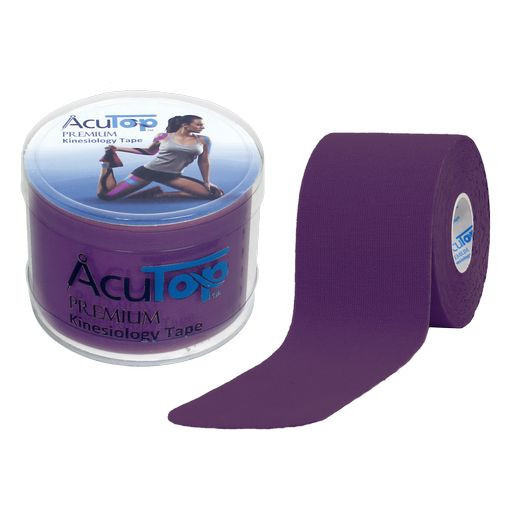 AcuTop Premium bandă kinesiologică, violet, 5 cm x 5 m