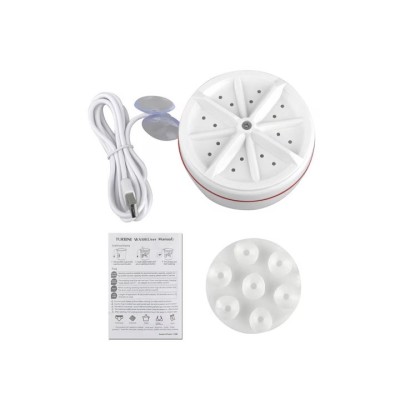 Mini masina de spalat SmartWashing Machine, pentru haine sau vesela, conectare USB, portabila, 9x5 cm, alb, Doty&amp;reg;️ foto