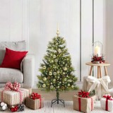 vidaXL Pom de Crăciun Artificial cu Ramuri Articulare și Conuri 120 cm 3395075