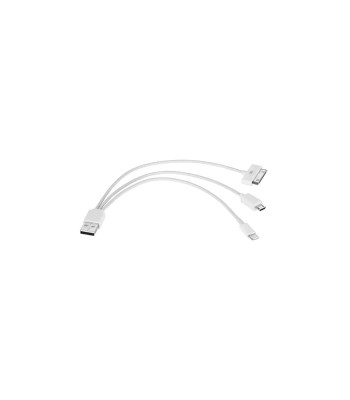 Cablu adaptor 3in1 USB la mini USB micro USB iPhone 30 pini foto
