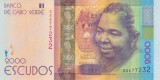 Bancnota Capul Verde 2.000 Escudos 2024 - P74b UNC ( Cesaria Evora - vezi descriere )