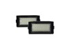 Set 2 buc lampa numar BMW Seria 7 (E38), 04.1994-12.2001, partea stanga=dreapta, LED; transparent; TUNING,