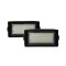 Set 2 buc lampa numar BMW Seria 7 (E38), 04.1994-12.2001, partea stanga=dreapta, LED; transparent; TUNING,