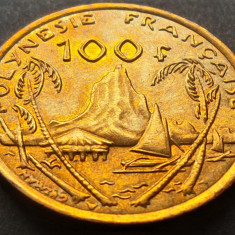 Moneda exotica 100 FRANCI - POLINEZIA FRANCEZA, anul 2009 *cod 1604 = A.UNC