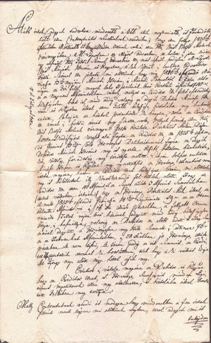 A3090N Contract de &icirc;mprumut cu zălogire de păm&acirc;nturi, 1826, comitatul Solnocul Interior, Transilvania, sigilii &icirc;n ceară roșie, limba maghiară