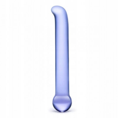 Dildo din sticlă - Glas Purple G-Spot Tickler foto