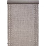 Cumpara ieftin Traversa Festonata Surfilata, Latime 0.67m, Tip Iuta, Model Flex 1963-111, Marime 67 x 200 cm, Bej, Antiderapant, Antialergic, Polipropilena, Living,