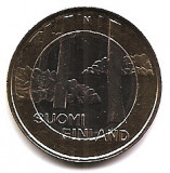 Finlanda 5 Euro 2013 (Provinciile Finlandei - Sammallahdenmaki) Bimetalic KM-198, Europa