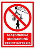 Indicator pentru stationarea sub sarcina strict interzis