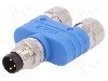 Conector M8, 3 pini, clasa etanseitate IP67, TE Connectivity - T4081112003-000