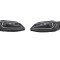 Far Volkswagen Jetta (1b), 07.2010-, model tuning, montare fata, stanga+dreapta, cu lumina de parcare LED; H1+H1+LED; electric; negru, transparent; c