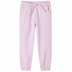 Pantaloni de trening pentru copii, roz deschis, 140 GartenMobel Dekor