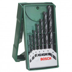 Bosch Set 7 burghie pentru metal, HSS-R, 2-10 mm, tija cilindrica