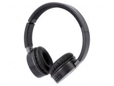 Căști fără Fir cu Microfon Negre USB și Jack 3,5mm