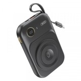 Baterie Externa Wireless XO Design PR270, 10000mAh, 22.5W, QC + PD + QI, 1 x QI - 1 x USB-A - 1 x USB-C, Neagra