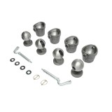 Kit nuca de basculare pentru remorca 75 mm, set complet
