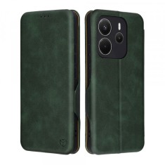 Husa pentru Xiaomi Redmi Note 14 4G (Regional), Techsuit, Safe Wallet Plus, Verde