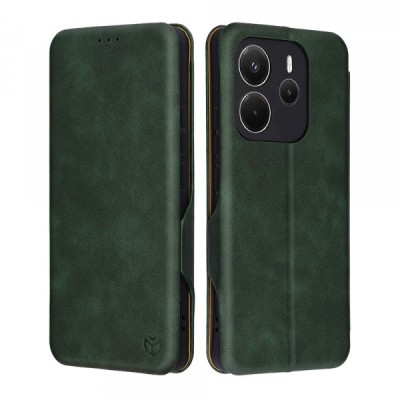 Husa pentru Xiaomi Redmi Note 14 4G (Regional), Techsuit, Safe Wallet Plus, Verde foto