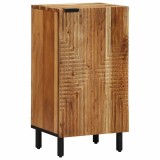 VidaXL Masă laterală cu raft Maro 40 x 33 x 75 cm Lemn masiv de acacia