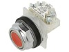 Comutator apăsare 30mm SPDT roșu