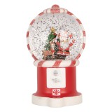 Cumpara ieftin Decoratiune Craciun muzicala polirasina cu led 12x11x20 cm