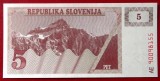 SLOVENIA 5 tolar 1990 UNC necirculata **