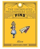 Set insigne - Alice and Drink Me | The Unemployed Philosophers Guild