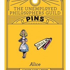 Set insigne - Alice and Drink Me | The Unemployed Philosophers Guild