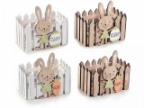 Cumpara ieftin Set 4 cosulete Paste din lemn 12x8x12 cm