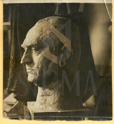 FOTO, BUST N. G. LUPU , SCULPTOR M. ONOFREI, 1934 foto