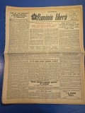 ziarul romania libera 5 octombrie 1950 - razboiul din coreea,canalul dunare marea neagra