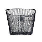 Cos fata bicicleta DHS metalic, negru, cu accesorii de prindere incluse