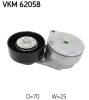 SKF VKM 62058 rola intinzator,curea transmisie
