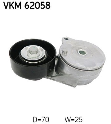 SKF VKM 62058 rola intinzator,curea transmisie