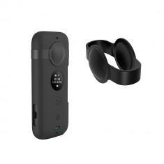 Husa de Protectie silicon pentru camera video sport Insta 360 One X X1, Negru