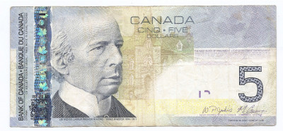 Canada 5 Dolari 2006 - HPD7947339, B11, P-101A foto