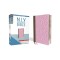 NIV, Thinline Bible, Large Print, Imitation Leather, Pink, Red Letter Edition